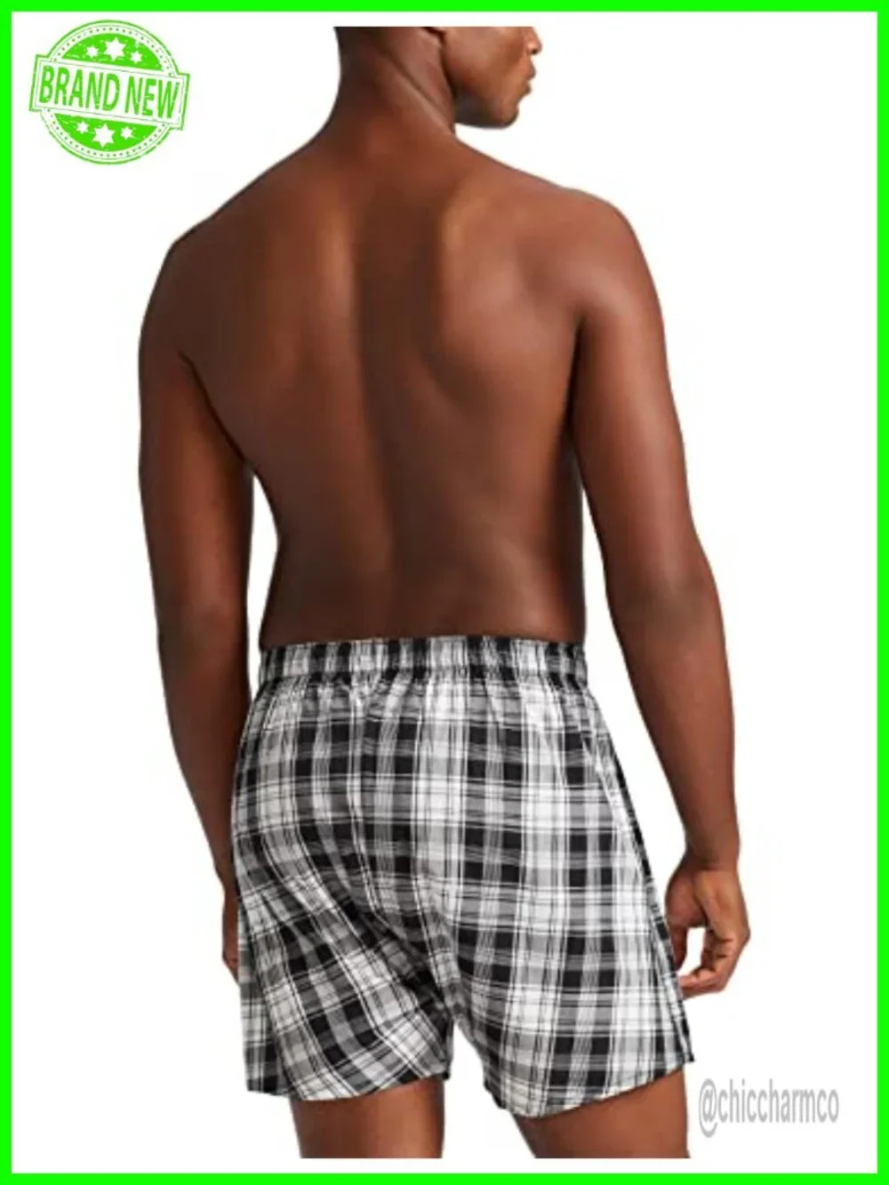 3-Pack Classic Fit Cotton Woven Boxer Shorts Men's Underwear